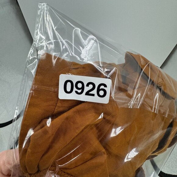 Old Navy Peasant Blouse Womens XXL NEW Smocked Back‎ Puff Sleeves Button Front - Picture 8 of 8